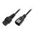 MicroConnect - Power extension cable - IEC 60320 C14  | EK601SW.3