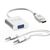 Inca IHTVJ-7 HDMI to VGA Converter White IHTVJ7