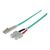 Intellinet Fibre Optic Patch Cable, OM3, LC/SC, 1m, Aqua | 750912