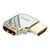 Lindy CROMO - HDMI right angle adapter - HDMI (M) to HDMI | 41507
