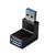 Lindy USB 3.0 90 Degree Up Type A Male to Female Right An | 71261