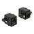 DeLOCK Panel-Mount - Network coupler - RJ-45 (F) to RJ-45 | 85124