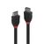 Lindy Black Line - Standard - HDMI cable - HDMI male to H | 36467