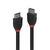Lindy Black Line - Standard - HDMI cable - HDMI male to H | 36467