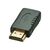 Lindy - HDMI adapter - mini HDMI (F) to HDMI (M) - black | 41208