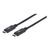 Manhattan USB-C to USB-C Cable, 1m, Male to Male, Black, | 355223