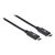 Manhattan USB-C to USB-C Cable, 1m, Male to Male, Black, | 355223