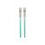 Intellinet Fibre Optic Patch Cable, OM3, LC/LC, 2m, Aqua | 750134