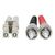 Intellinet Fibre Optic Patch Cable, OM3, ST/LC, 1m, Aqua | 751117