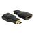 DeLOCK - HDMI adapter - micro HDMI (M) to HDMI (F) - blac | 65664