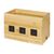 LogiLink - Cable organiser - brown, bamboo | KAB0076