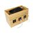 LogiLink - Cable organiser - brown, bamboo | KAB0076