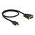 Delock - Adapter cable - HDMI male to DVI-D male - 50 cm  | 85651