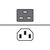 Eaton Power cable IEC 60320 C19 to IEC 60320 C14 for MGE 66029