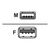 LogiLink USB extension cable USB (M) to USB (F) USB 2.0 CU0011
