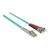 Intellinet Fibre Optic Patch Cable, OM3, ST/LC, 3m, Aqua | 751124