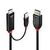 Lindy - Adapter cable - USB, HDMI male to DisplayPort mal | 41499