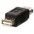 Lindy - USB gender changer - USB (F) to USB (F) - black | 71230