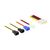 DeLOCK Molex 4 pin > 4 x 2 pin fan (12 V / 7 V / 5 V) - F | 85516