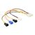 DeLOCK Molex 4 pin > 4 x 2 pin fan (12 V / 7 V / 5 V) - F | 85516
