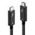 Lindy 2m Thunderbolt 4 Cable, 40Gbps, active. Connector 31121
