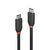 Lindy Black Line - USB cable - USB-C (M) to USB-C (M) - U | 36905