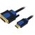 LogiLink Adapter cable HDMI male to DVID male 5 CHB3105