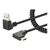Manhattan USBC to USBA Cable, 1m, Male to Male, Black, 356220