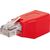 Schwaiger Adapter, Network, CAT 6 red CKR01531