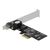 Delock - Network adapter - PCIe 2.1 low profile - 2.5GBas | 89598