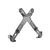 Manhattan Laptop Holder for VESA mount, Fits VESA 75x75  | 462211