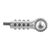 Targus Defcon - Security cable lock - silver - 2 m | ASP96RGL