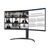 LG UltraWide 34WR55QC-B - LED monitor - curved - 34" - 3440 x 144