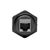 Tripp Lite N206-BC01-IND RJ45 Bulkhead Coupler for Cat5/Cat6, Fem