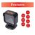 Equip USB 2D Omnidirectional Desktop Barcode Scanner, 1MP