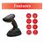 Equip Wireless 1D Laser Barcode Scanner, Long Distance, with Stand