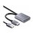 Lindy - Video converter - USB-C - grey | 43347
