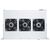 Intellinet 3-Fan Ventilation Unit for 19" Racks, 1U, Gre | 712378