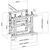 Equip 45"-70" Pop-Out Video Wall Mount Bracket / 70 kg / | 650352