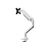 Neomounts DS70S-950WH1 - Mounting kit (desk mounting arm) - full-