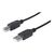 Manhattan USB-A to USB-B Cable, 1.8m, Male to Male, Blac | 333368