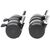 Intellinet Caster Wheel Set for 19" Racks, Set of Four,  | 712170