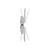 Neomounts PLASMA-W200 - Bracket - tilt - for flat panel - silver