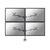 Neomounts FPMA-D935D4 - Mounting kit - full-motion - for 4 LCD di