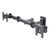 NewStar FPMA-W960D - Bracket - for 2 LCD displays (full-motion) -