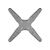 Neomounts FL40-430BL14 - Mounting kit (pole mount) - full-motion