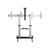 StarTech.com Dual TV Cart for 37-60in VESA TVs up to | STNDMTVDUO