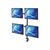 Manhattan TV & Monitor Mount, Desk, Double-Link Arms, 4  | 461566