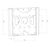 HAGOR BL Fixed 200 - Mounting kit (wall mount) - for LCD d | 8412
