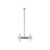 Sunne PL-C62 - Mounting kit (ceiling bracket) - for flat panel -